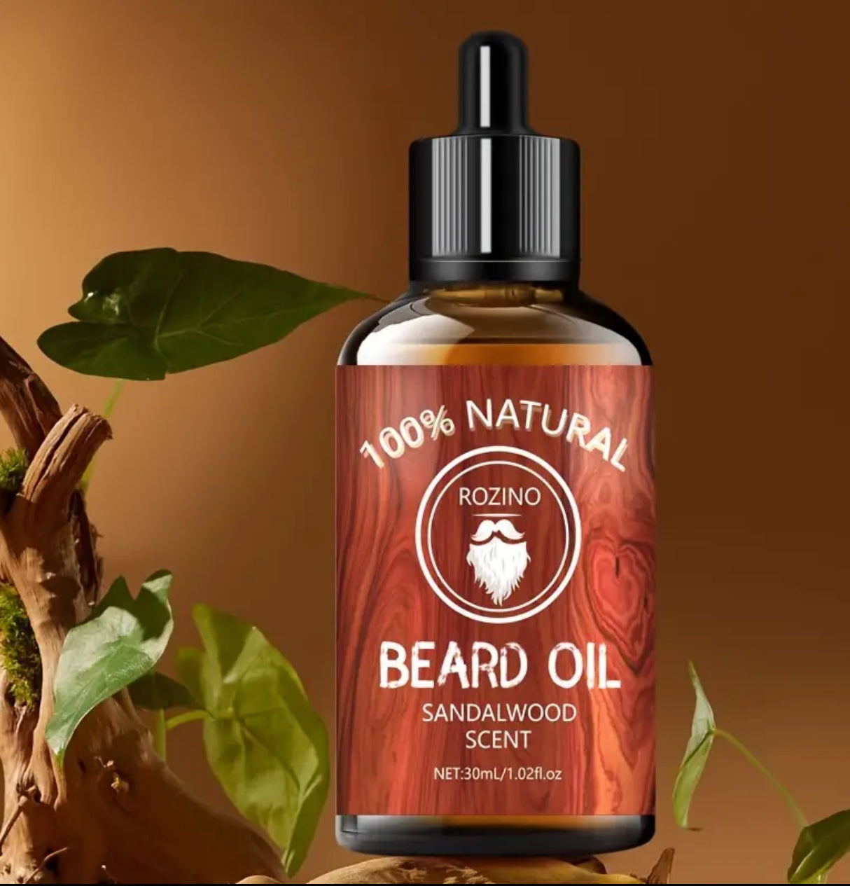 NATURAL SANDALWOOD BEARD OIL